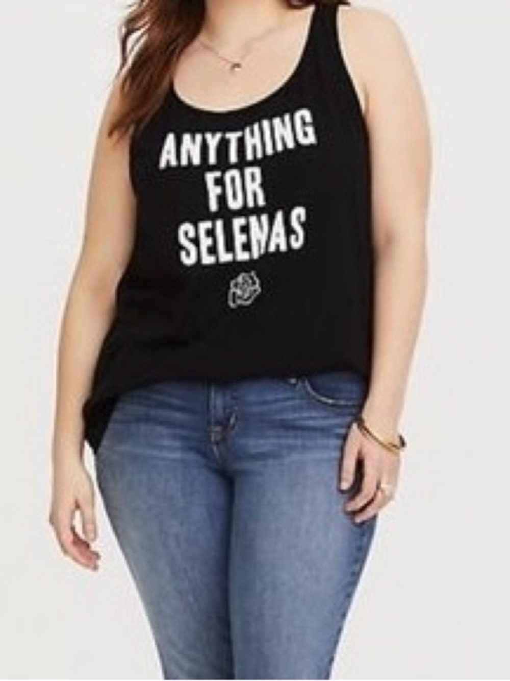 torrid Black 'Anything For Selenas' Graphic Tank